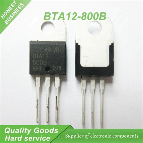 10pcs free shipping BTA12 800B BTA12 800 BTA12 Triacs 12 Amp 800 Volt ...