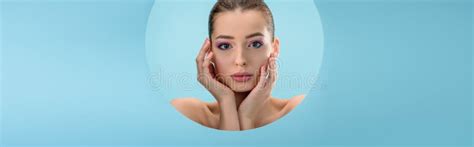 Portrait Of Beautiful Naked Woman With Stock Image Image Of Girl Caucasian 189626179