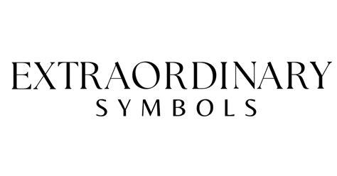 Custom Wear Extraordinary Symbols