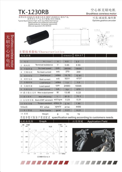 供应TK-1230RB/6V/26000空心杯无刷数码产品/高级智能产品电机-阿里巴巴
