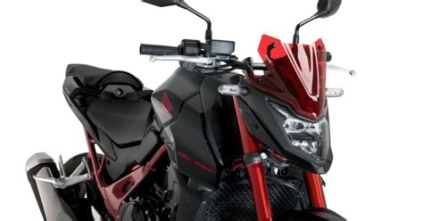 Ζελατίνα Puig Naked New Generation Sport Honda CB Hornet κόκκινη