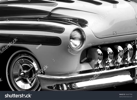 Vintage Black White Hot Rod Stock Photo 36447760 Shutterstock