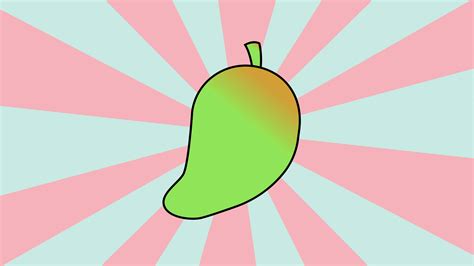 Animated Mango With A Rotating Background 29474702 Stock Video At Vecteezy