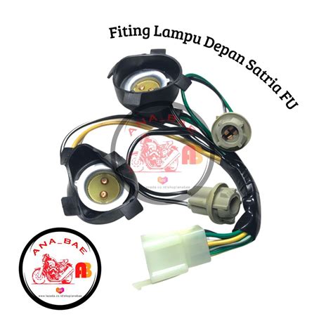 Pitting Fitting Socket Lampu Depan Suzuki Satria Fu Barong Socket