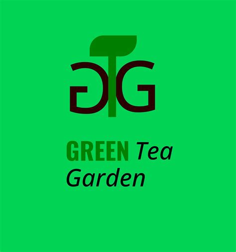 Creative Logo Design Green Tea Garden Logo Design On Behance