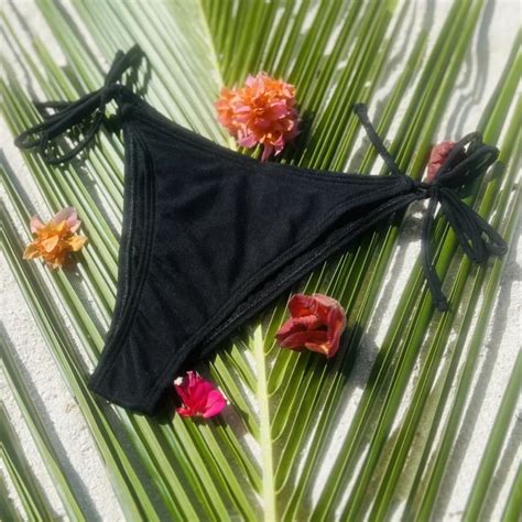 Tan Through Tie Side Bikini Bottom Katie Swimwear