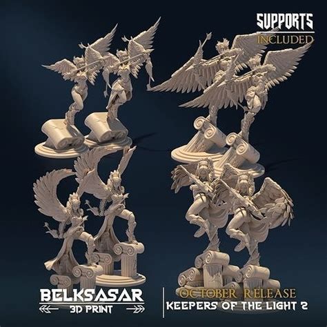 Watcher Of Justice Nude And Normal Set X D Model D Printable Cgtrader