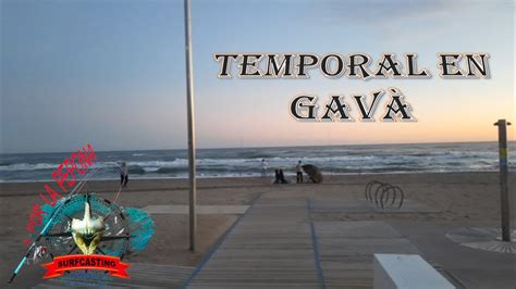 APLP Surfcasting Tarde noche de temporal en Gavà con captura