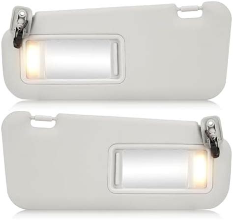 Amazon Driver Passenger Side Car Sunvisor With Lights Compatible