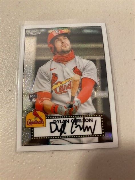 Topps Chrome Dylan Carlson Topps Redux Rookie Rc Tc