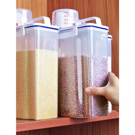 Dispenser para Alimentos grãos cereais pote hermético 2k Shopee Brasil