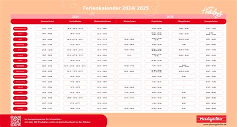 Schulferienkalender F R Alle Bundesl Nder