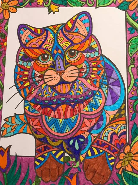 ColorIt Cats Kittens And Wildcats Adult Coloring Book Colorist