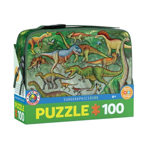 Mirax Hobbies Eurographics Dinosaurs Puzzle In A Lunch Box