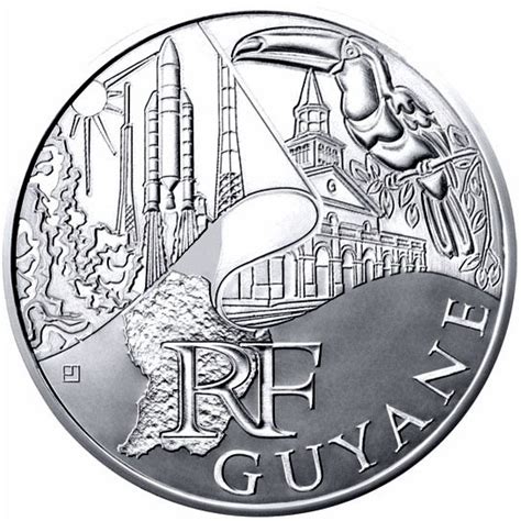 10 euro coin - French Guiana | France 2011