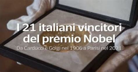 I Italiani Vincitori Del Premio Nobel Gazzetta Di Parma