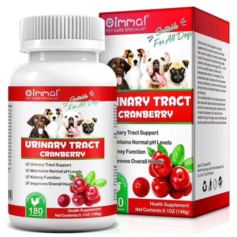 Urinary Tract Treatment for Dogs, 180PCS Natural Dogs Urinary Tract