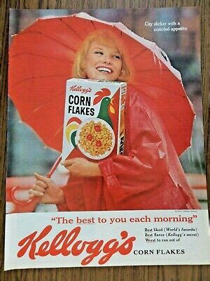 1961 Kellogg S Corn Flakes Ad City Slicker With A Corn Fed Appetite EBay