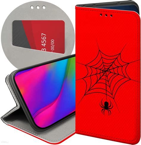 Hello Case Etui Z Klapką Do Vivo Y76 5G Pająk Spider Pajęczyna Futerał