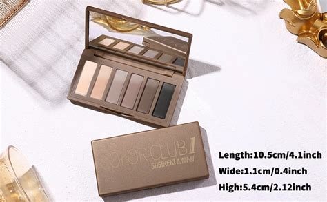 SUSIKEKI Colors Mini Naked Eyeshadow Palette With Mirror
