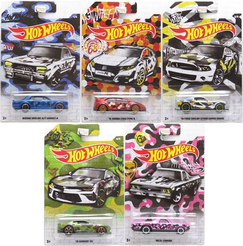 Coleção Completa Miniaturas Urban Camouflage Hot Wheels Hot Hweels Carrinho