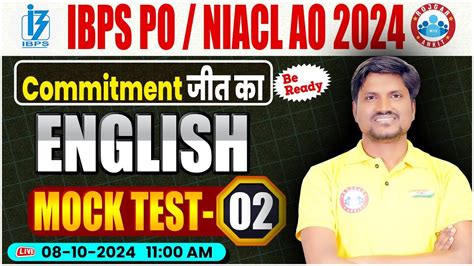 Ibps Po Ibps Po Niacl Ao English Mock Test Niacl Ao