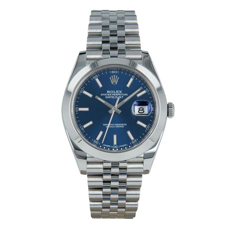 Rolex Datejust 41 mm 126300 Blue Dial | Buy pre-owned Rolex watch