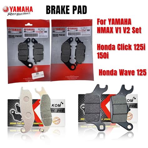 Brake Pad For Yamaha Nmax V1 V2 Set Honda Click 125i 150i Honda Wave 125 Honda Beat Pad