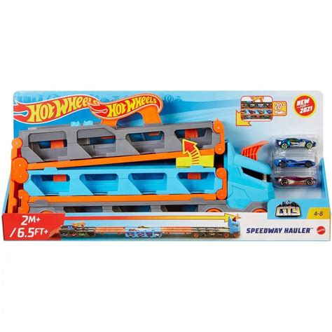 HOT WHEELS Laweta Tor Wyścigowy i 3 autka 2w1 11871079350 oficjalne archiwum Allegro