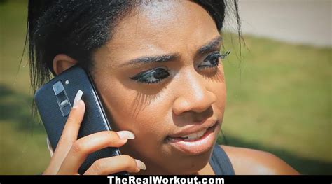 Free TheRealWorkout Curvy Ebony Rides White Cock After Workout Porn Video HD