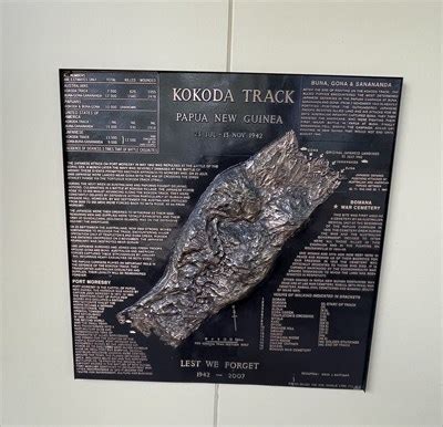 Kokoda Track Memorial Walkway Rhodes NSW Australia Remembering