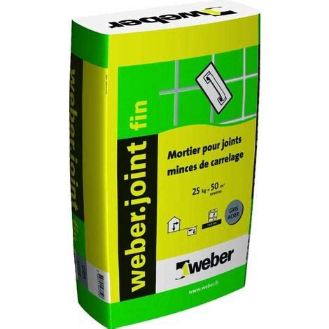 Mortier Pour Joints Carrelage Weber Joint Fin Sac De Kg Gris Ciment