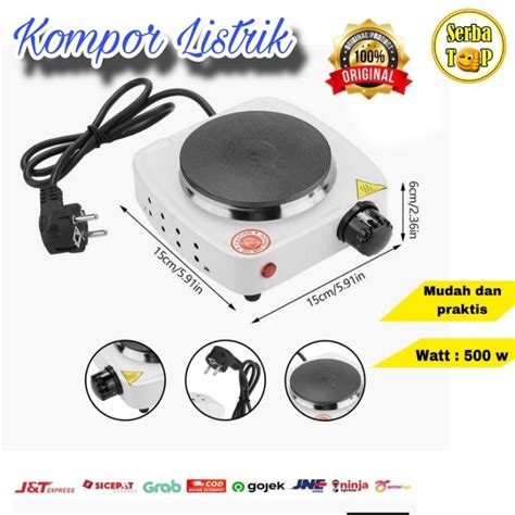 Jual Kompor Listrik Mini Hot Plate Electric Cooking Heater W Kompor Listrik Mini Shopee
