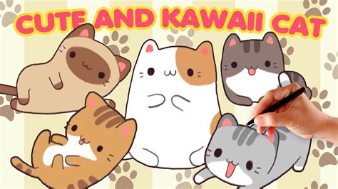 Online Course: How To Draw Cute And Kawaii Cartoon Cat from Skillshare ...