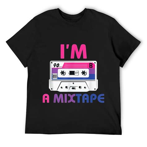 Funny Bisexual Lgbtq Lesbian Pride I M A Mixtape Men Women T Shirt Black Medium Walmart