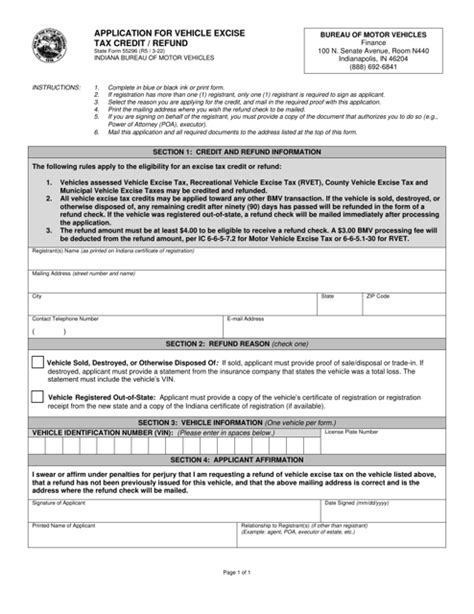 State Form 55296 Download Fillable Pdf Or Fill Online Application For