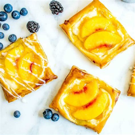 Peach Cream Cheese Danish Recipe Real Housemoms