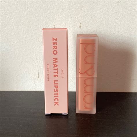 Romand Zero Matte Lipstick In Ruddy Nude Beauty Personal Care Face Makeup On Carousell