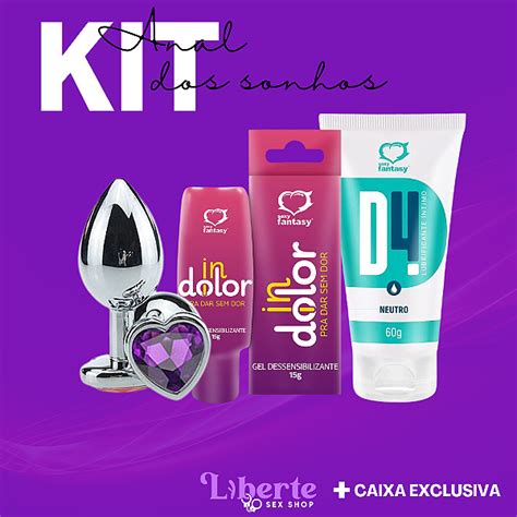 Kit Anal Dos Sonhos Liberte Sex Shop