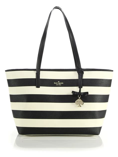 Total 65 Imagen Black And White Striped Kate Spade Abzlocal Mx