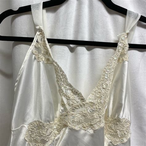 Victorias Secret Bridal Satin Lingerie Gown Gem