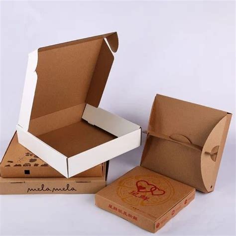 Single Phase 2 Ply Paper Pizza Box Capacity Regular At Rs 6piece In