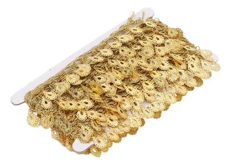 Bikini Delicado Con Lentejuelas Y Borlas Ba Ado En Oro Meses Sin Intereses