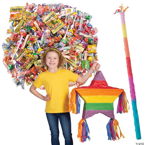 Rainbow Star Piñata Kit 208 Pc Oriental Trading