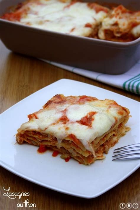 Lasagnes Au Thon Et Tomates Amandine Cooking