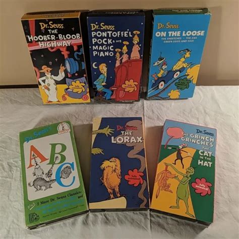 Vintage Dr Seuss Vhs Lot Of Picclick Uk