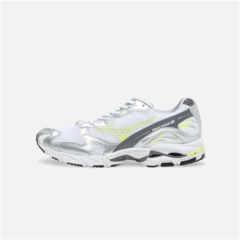 Кроссовки Wave Rider 10 White/Sunnylime/Silver от Mizuno в магазине KIN ...