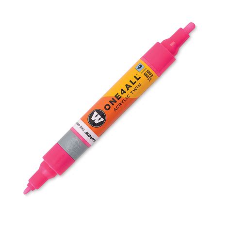 Molotow One4All Acrylic Twin Marker Neon Pink Fluorescent Michaels