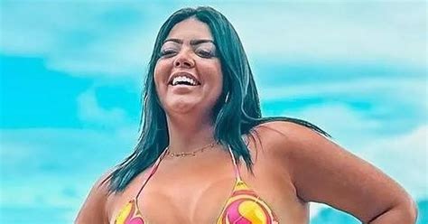 Plus Size Model Flaunts Real Body As She Dons Skimpy String Bikini Daily Star