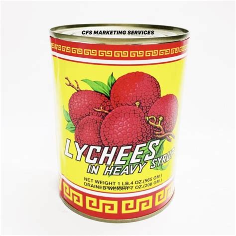 Cfs Marketing Aaa Lychees In Heavy Syrup 565gx12